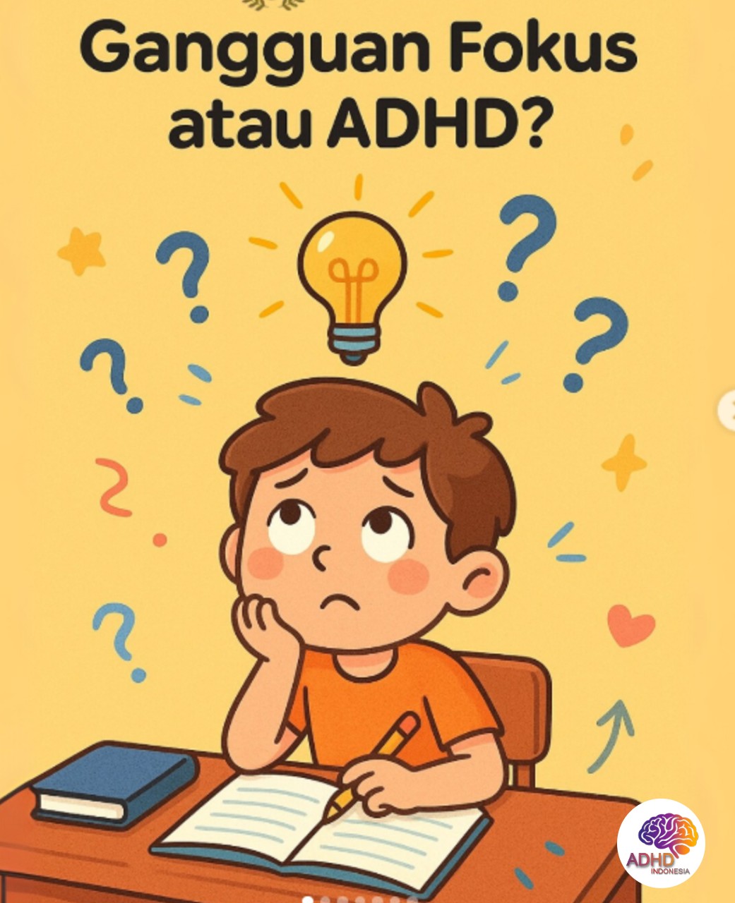 ADHD dan Kesulitan Fokus Anak: Edukasi untuk Keluarga di Kabupaten Tanah Laut